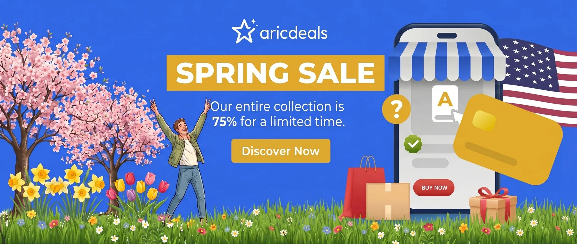 Spring Sale — 75% off the entire collection