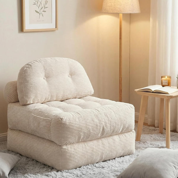 Blush Lazy Sofa Bed